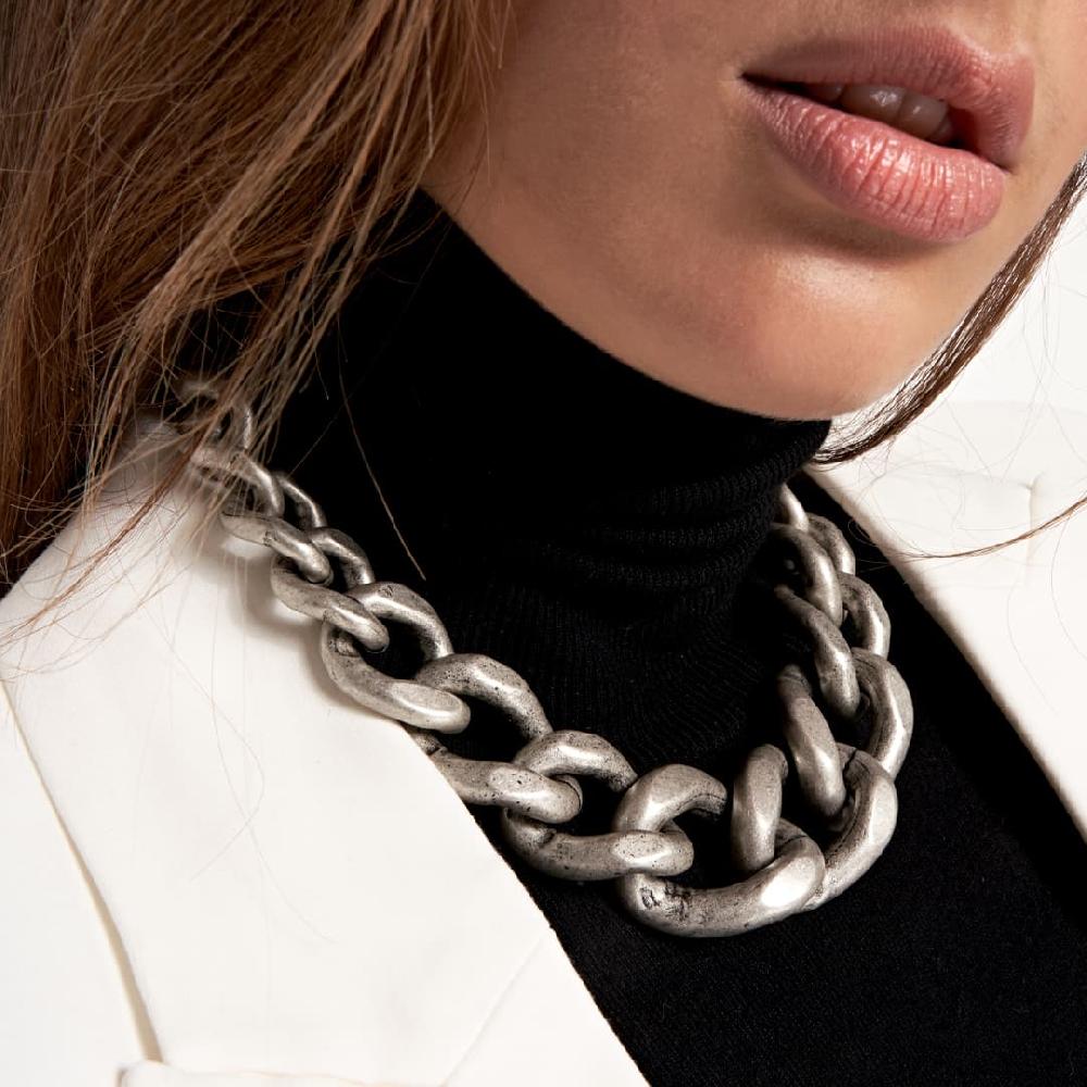 Unoaerre Collana In Bronzo Argentato | UNOAERRE Gioielli