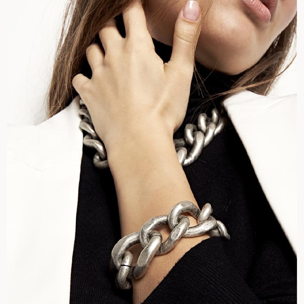 Unoaerre Collana In Bronzo Argentato | UNOAERRE Gioielli