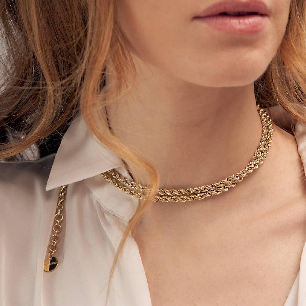 Unoaerre Collana In Bronzo Dorato 476242 | UNOAERRE Gioielli