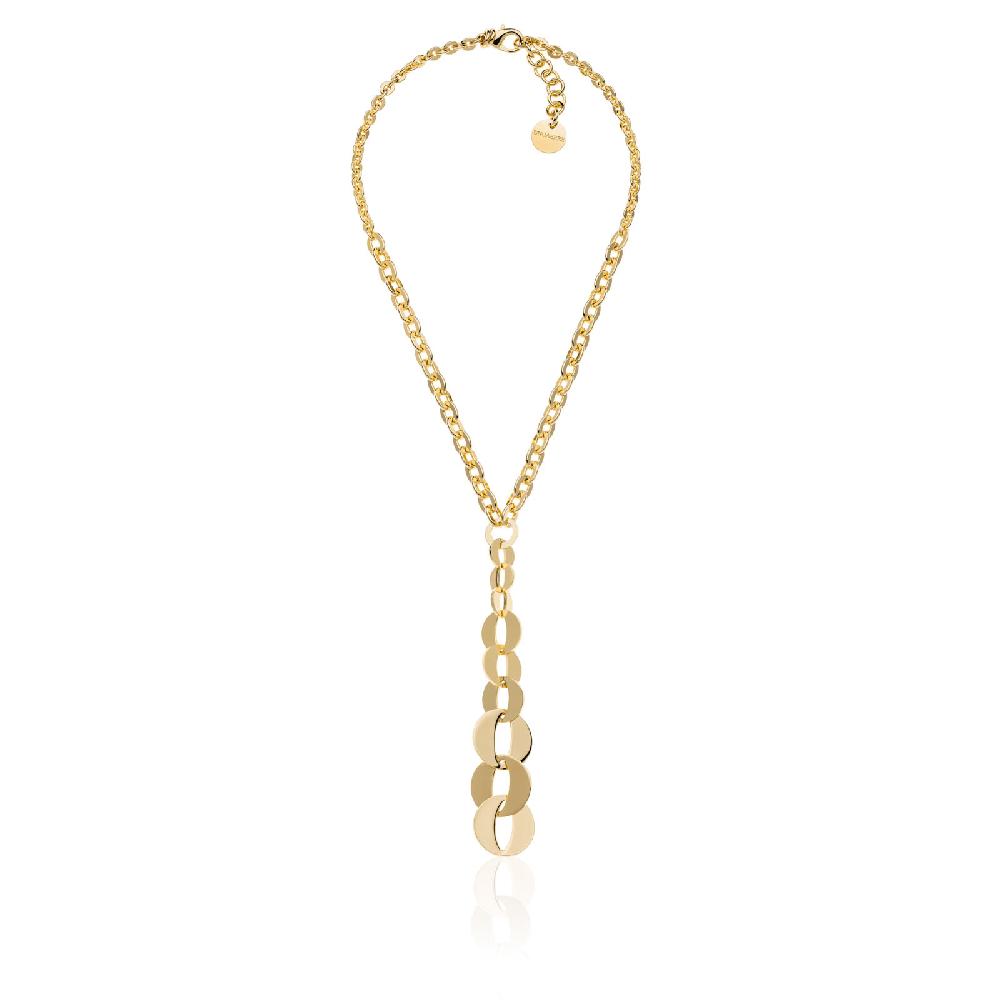 Unoaerre Collana in bronzo dorato a Y | UNOAERRE Gioielli