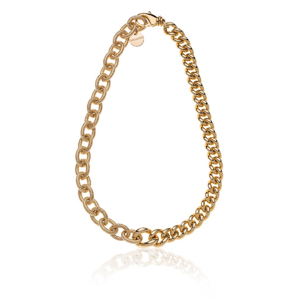 Unoaerre Collana in bronzo dorato grumetta | UNOAERRE Gioielli
