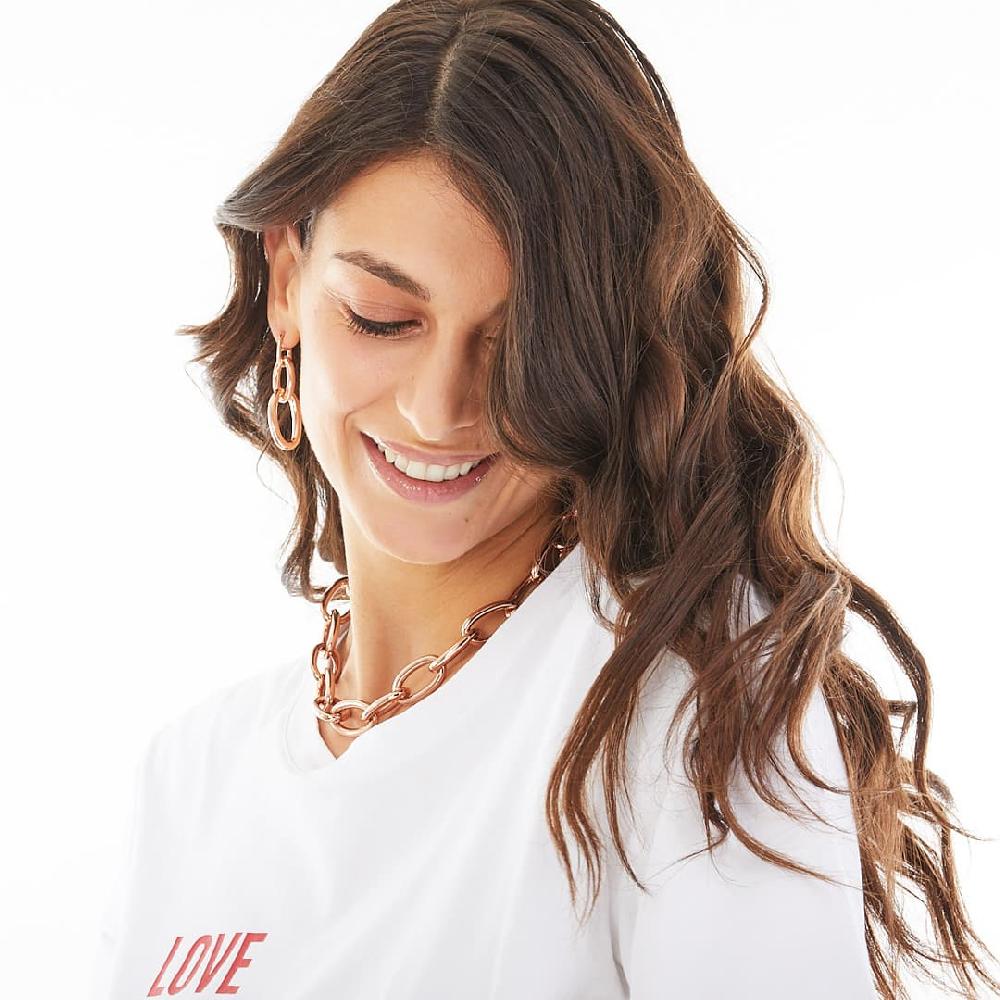 Unoaerre Collana In Bronzo Dorato Rosa 509986 | UNOAERRE Gioielli