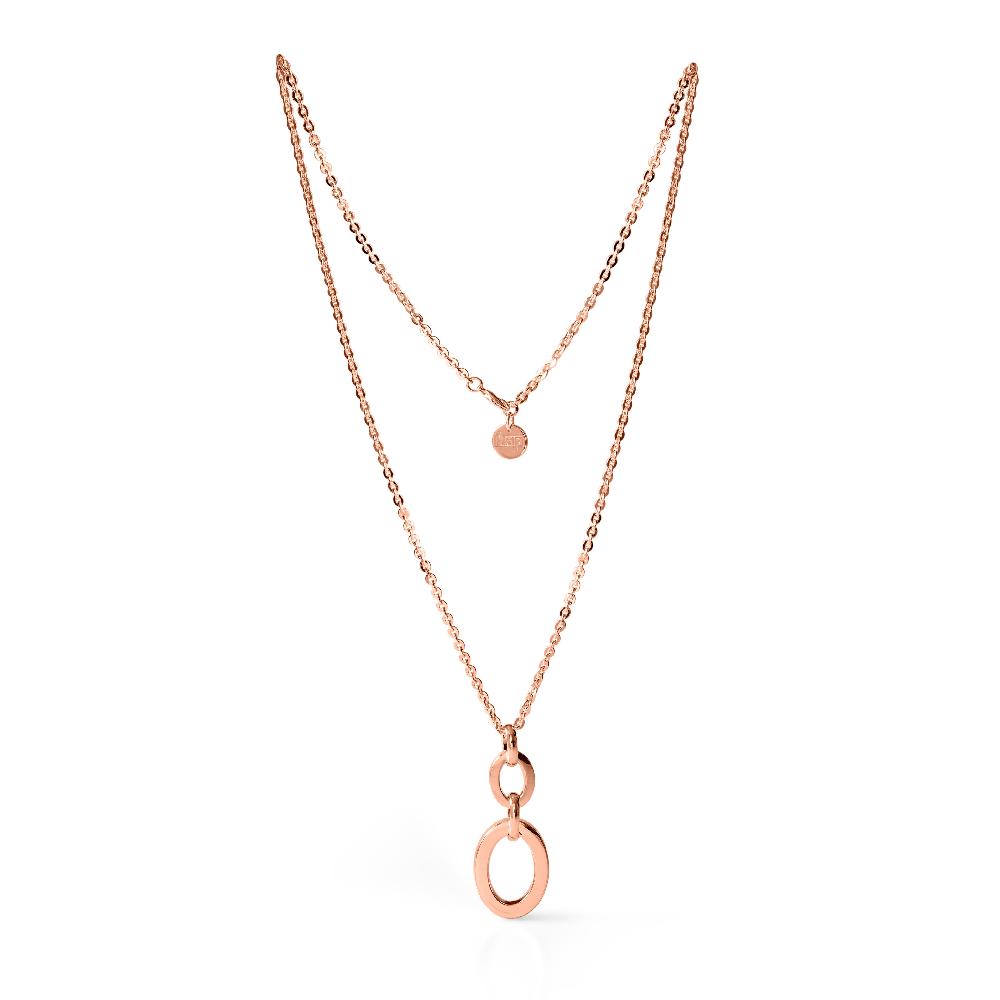 Unoaerre Collana in bronzo dorato rosa 512208 | UNOAERRE Gioielli