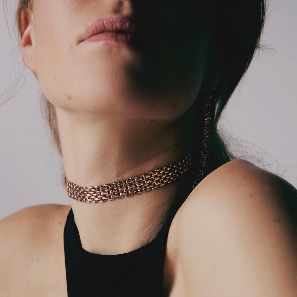 Unoaerre Collana In Bronzo Dorato Rosa 540226 | UNOAERRE Gioielli