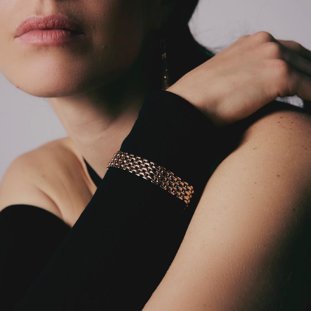 Unoaerre Collana In Bronzo Dorato Rosa 540226 | UNOAERRE Gioielli