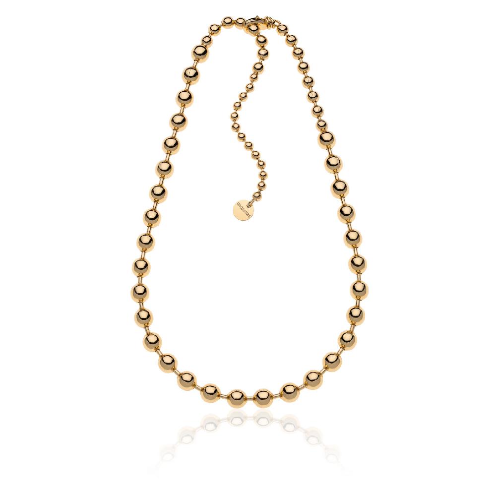 Unoaerre Collana In Bronzo Dorato Sphere | UNOAERRE Gioielli