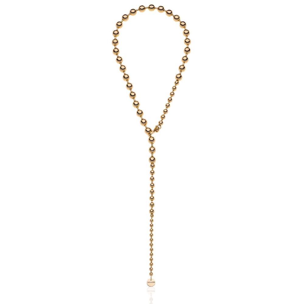 Unoaerre Collana In Bronzo Dorato Sphere | UNOAERRE Gioielli