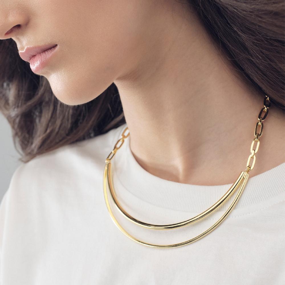 Unoaerre Collana In Bronzo Dorato | UNOAERRE Gioielli