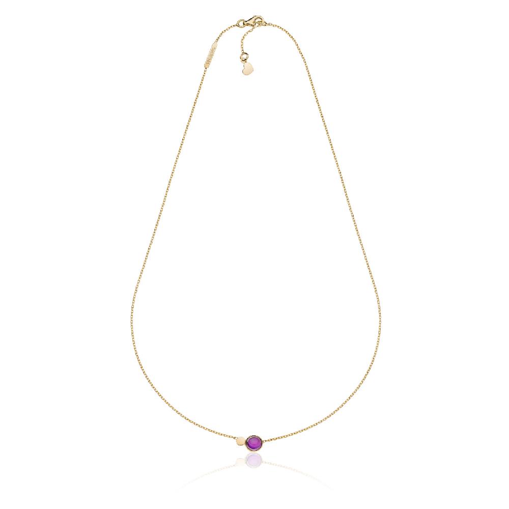 Unoaerre Collana in oro con ametista | UNOAERRE Gioielli