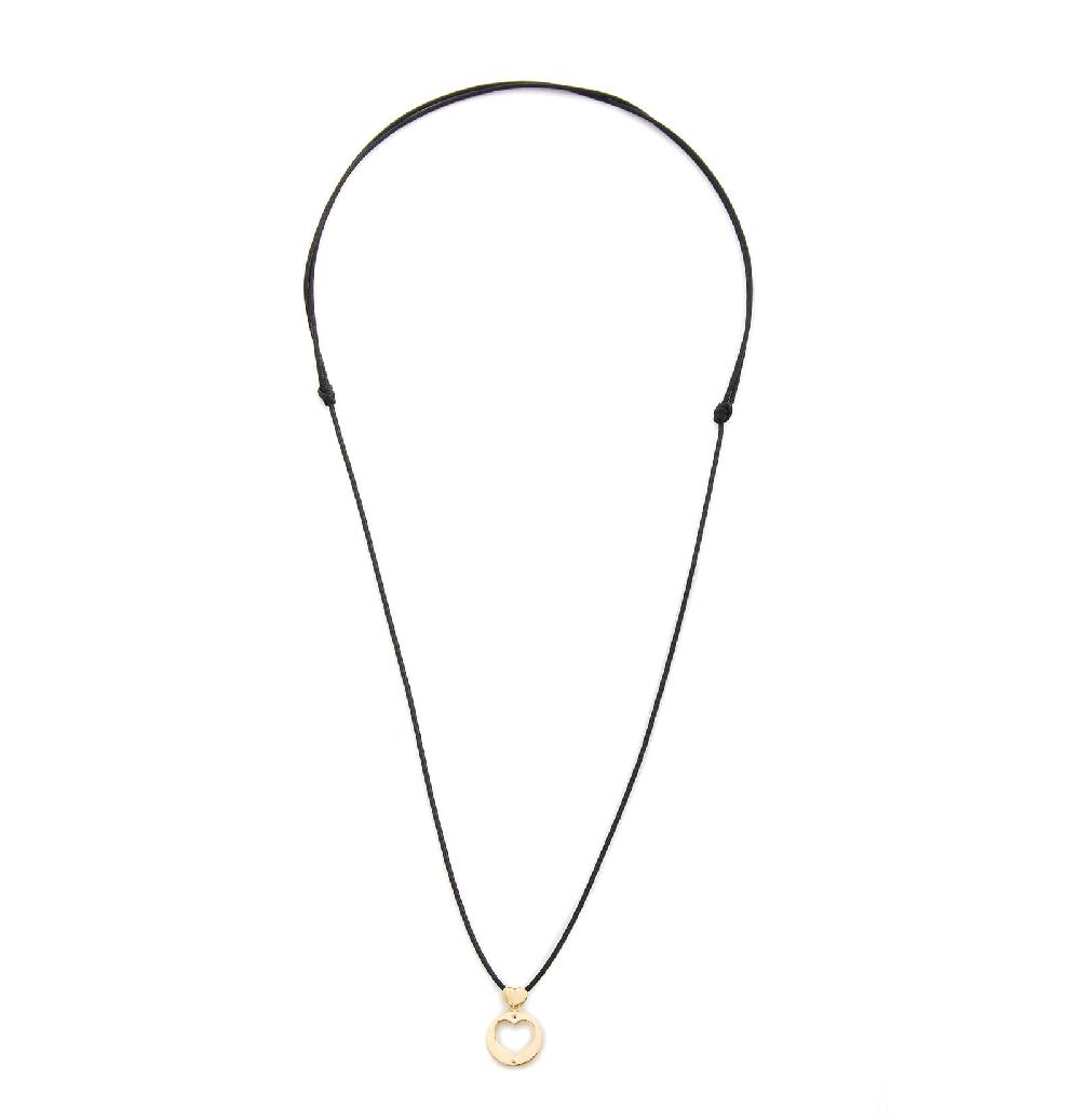 Unoaerre Collana in oro con pendente in oro forato a cuore | UNOAERRE Gioielli