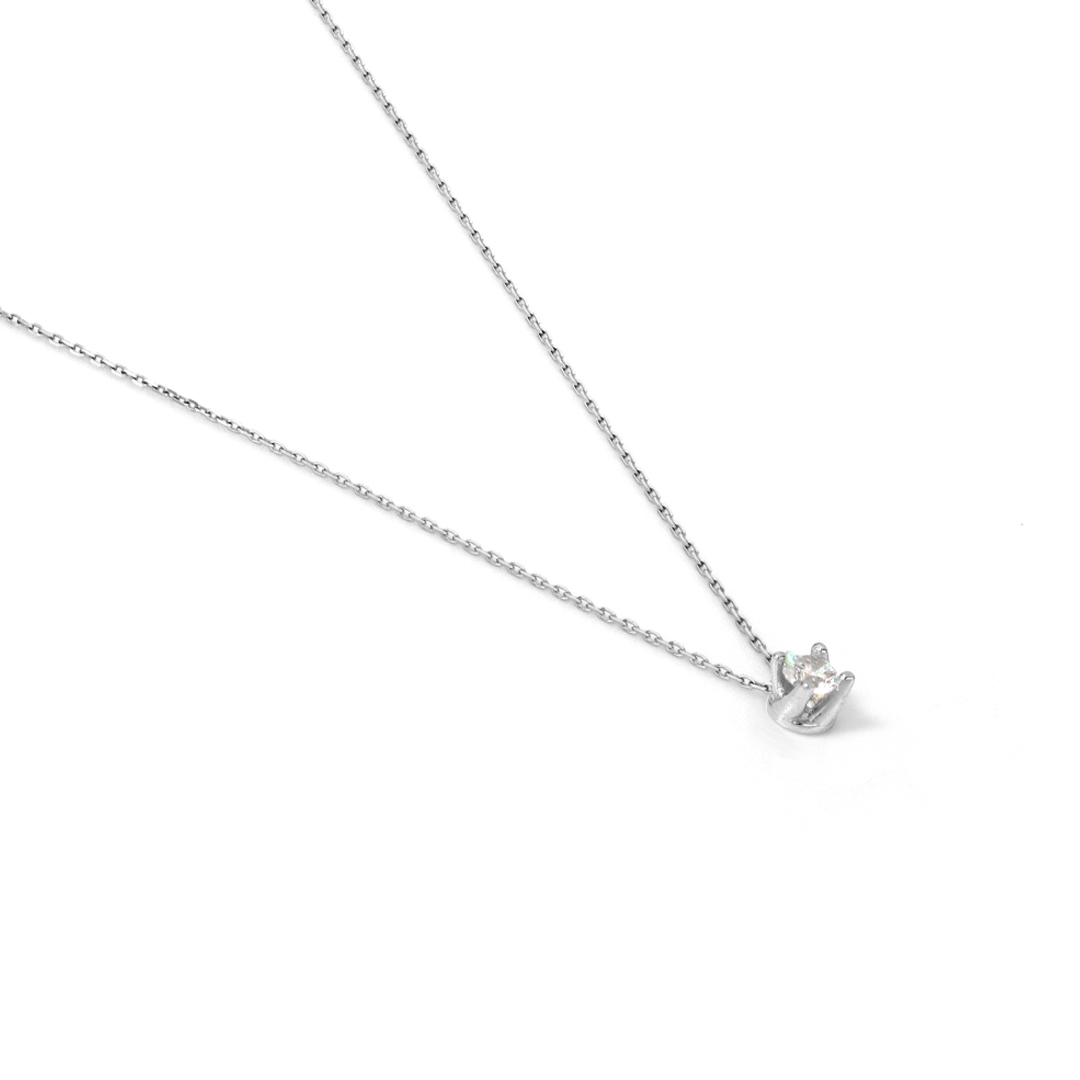 Unoaerre Collana Punto Luce In Argento Donna | UNOAERRE Gioielli