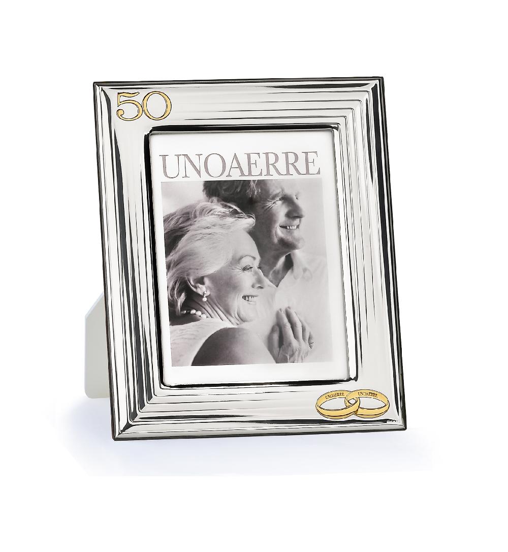 Unoaerre cornice portafoto in argento bianco 464435 | UNOAERRE Gioielli
