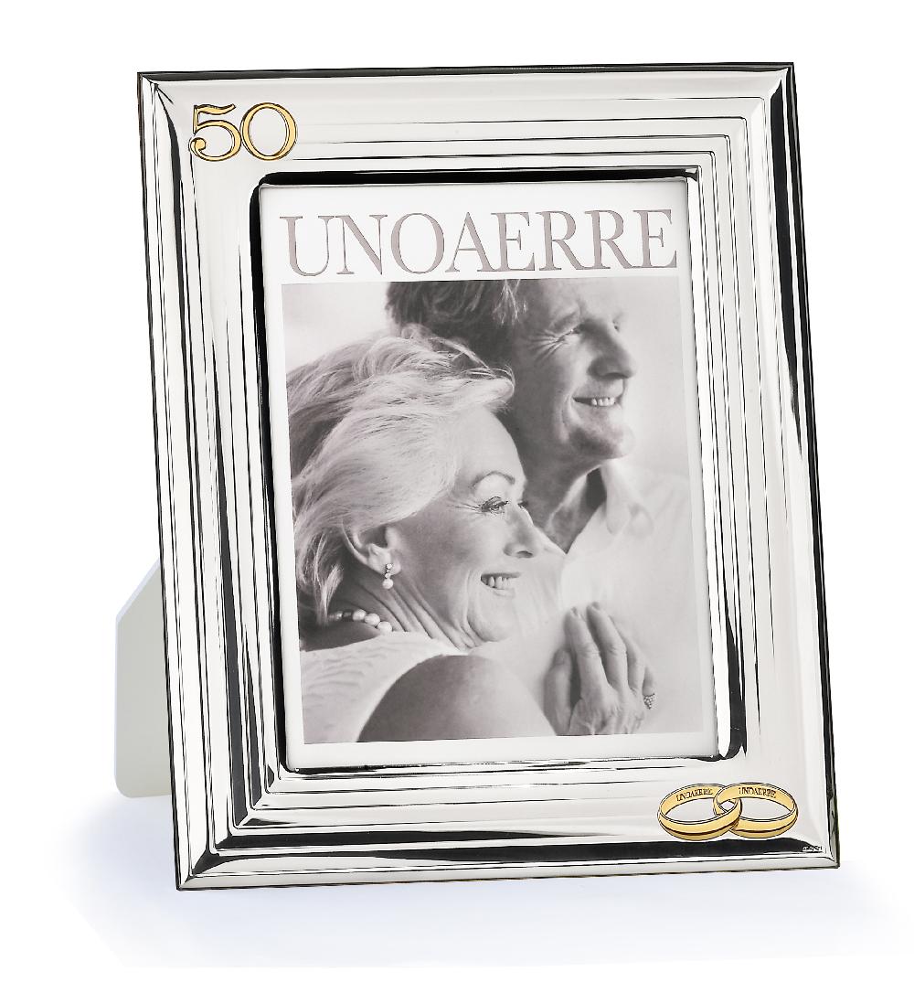 Unoaerre cornice portafoto in argento bianco 464436 | UNOAERRE Gioielli