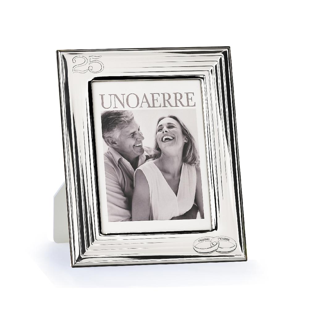 Unoaerre cornice portafoto in argento bianco 464437 | UNOAERRE Gioielli