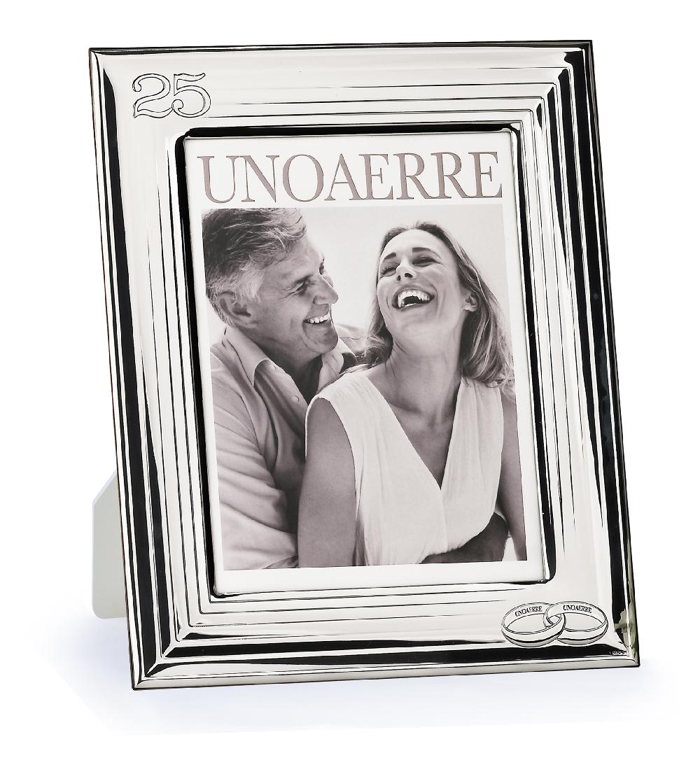 Unoaerre cornice portafoto in argento bianco 464438 | UNOAERRE Gioielli