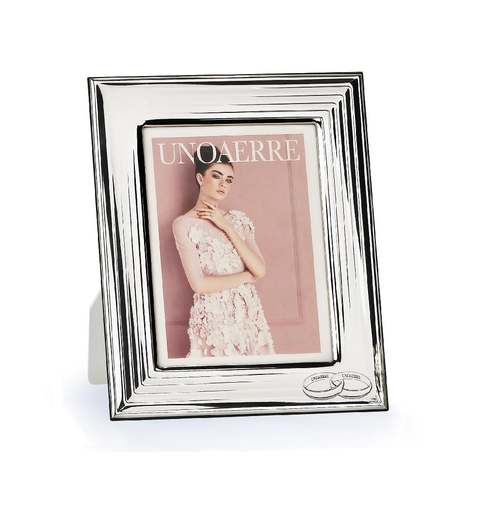Unoaerre cornice portafoto in argento bianco 464439 | UNOAERRE Gioielli