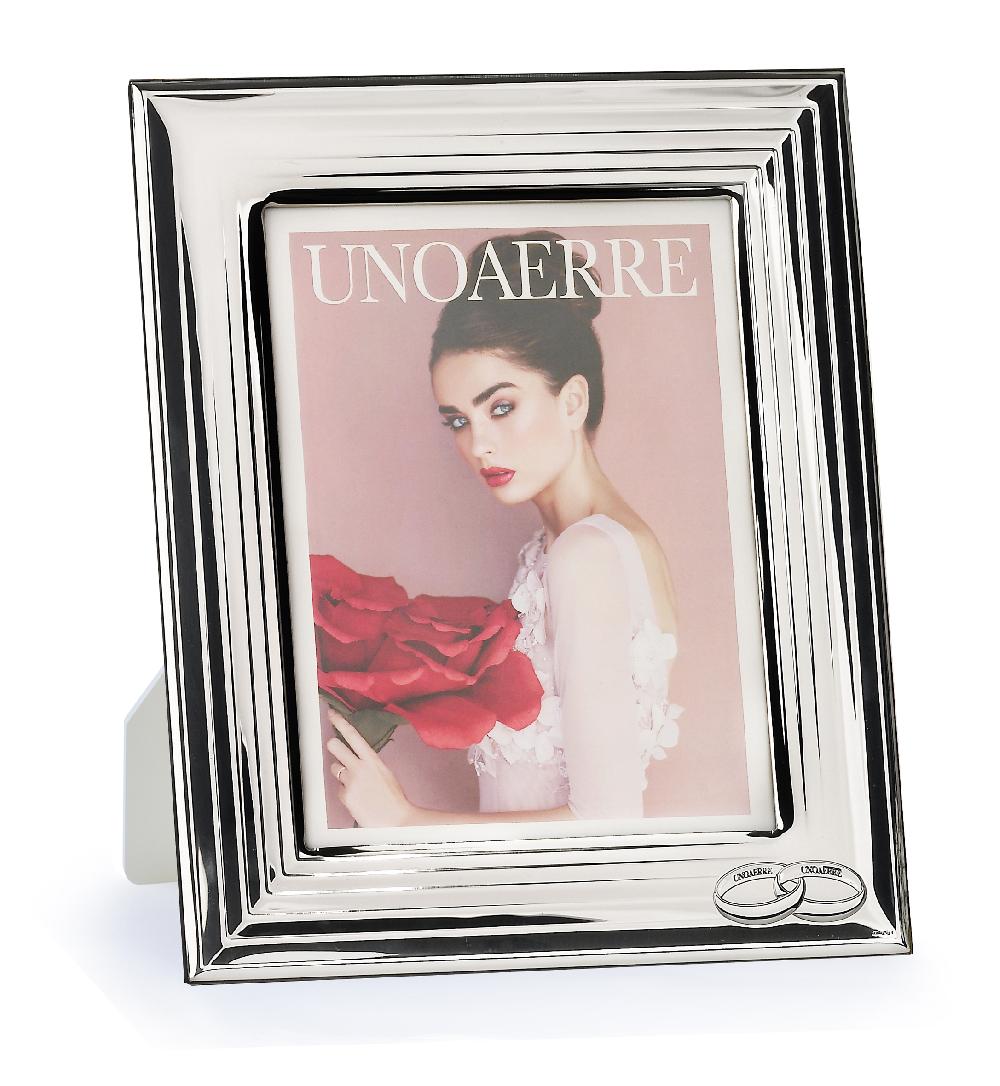 Unoaerre cornice portafoto in argento bianco 464440 | UNOAERRE Gioielli