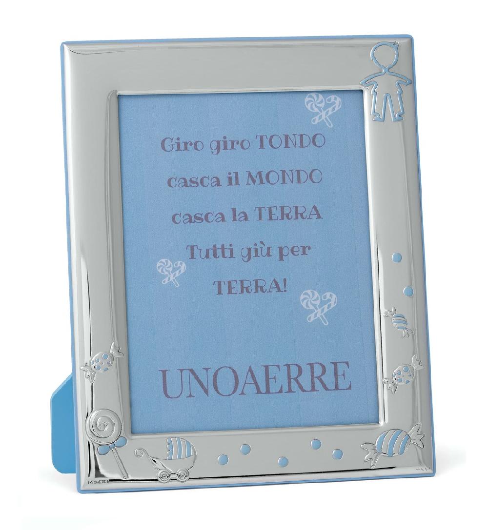Unoaerre Cornice portafoto in argento bianco 509647 | UNOAERRE Gioielli