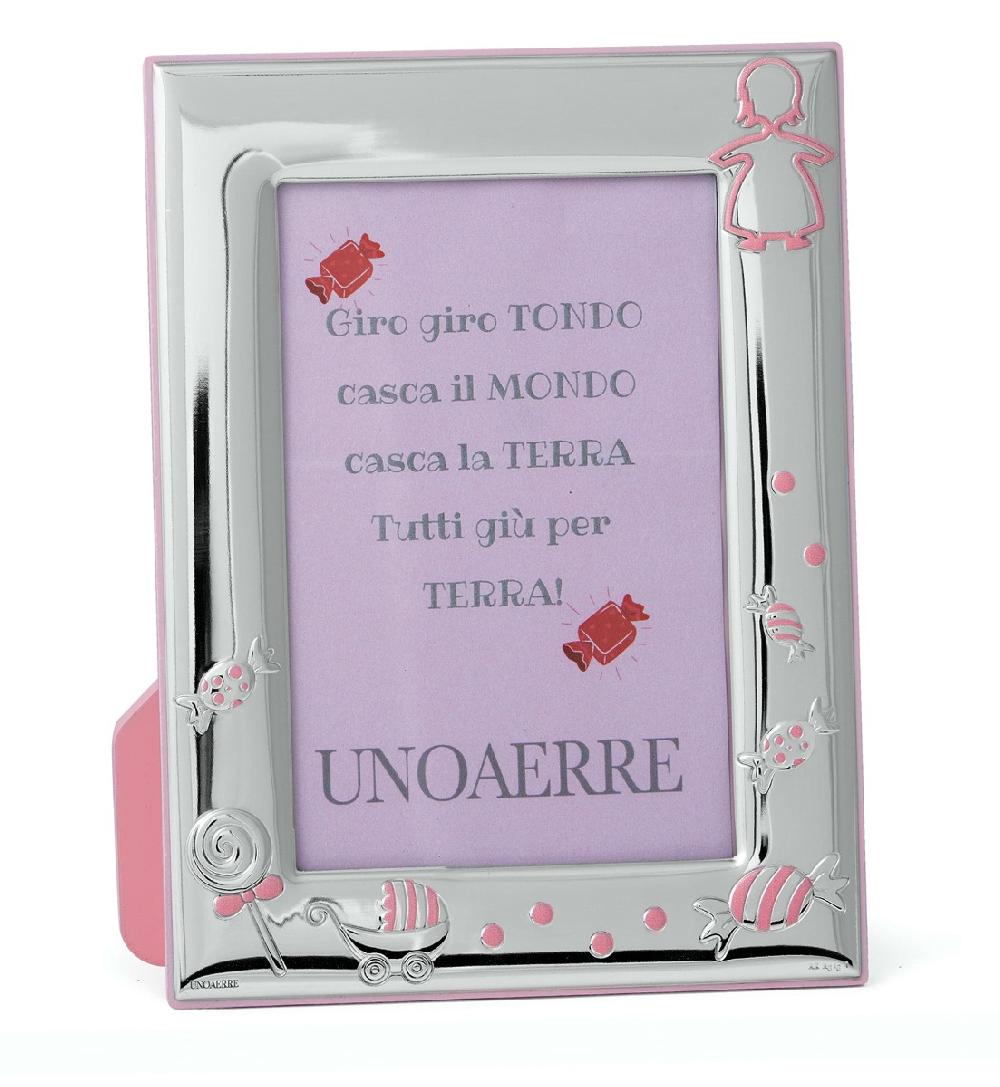 Unoaerre Cornice portafoto in argento bianco 509649 | UNOAERRE Gioielli