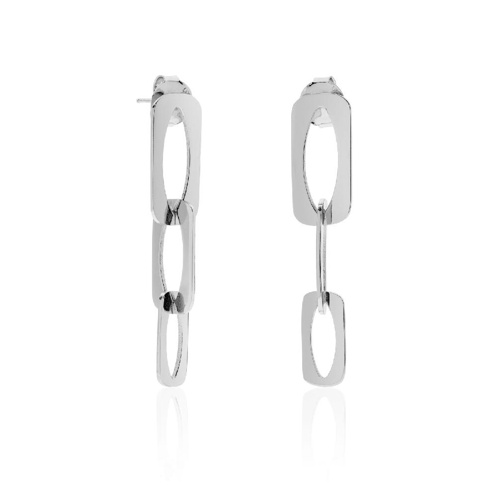 Unoaerre DINAMICA Orecchini pendenti argentati | UNOAERRE Gioielli