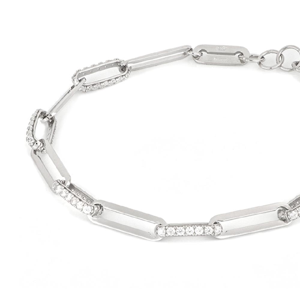 Unoaerre Elegante Bracciale Catena In Argento | UNOAERRE Gioielli