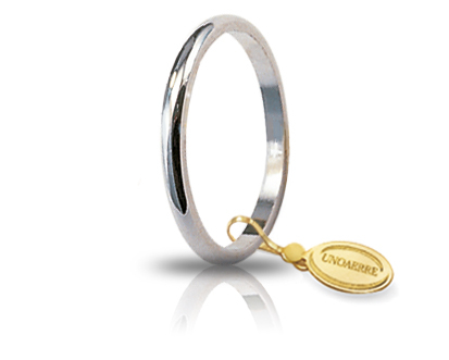 Unoaerre fede in oro bianco 015afn004000001075004 | UNOAERRE Gioielli