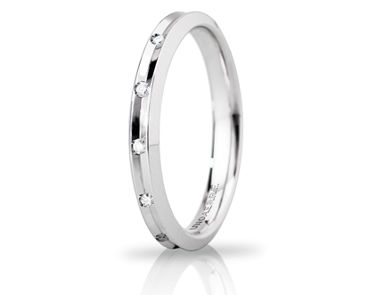 Unoaerre fede in oro bianco 030afc278008001075004 | UNOAERRE Gioielli