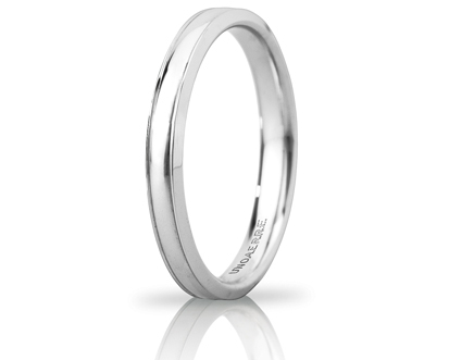 Unoaerre fede in oro bianco 030afc279000001075004 | UNOAERRE Gioielli