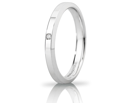 Unoaerre fede in oro bianco 030afc280001001075004 | UNOAERRE Gioielli