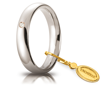 Unoaerre fede in oro bianco 040afc001001001075004 | UNOAERRE Gioielli