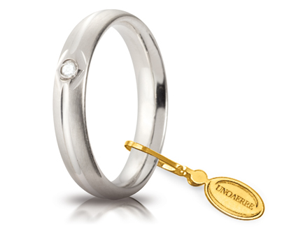 Unoaerre fede in oro bianco 040afc001011001075004 | UNOAERRE Gioielli