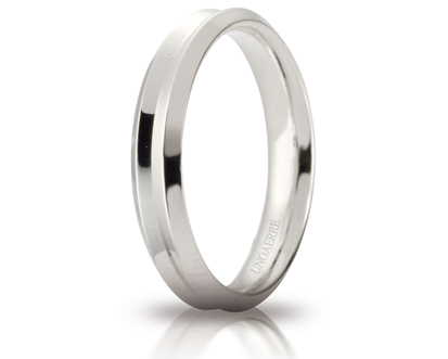 Unoaerre fede in oro bianco 040afc278000001075004 | UNOAERRE Gioielli