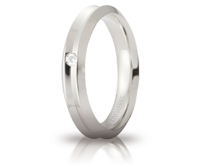 Unoaerre fede in oro bianco 040afc278001001075004 | UNOAERRE Gioielli
