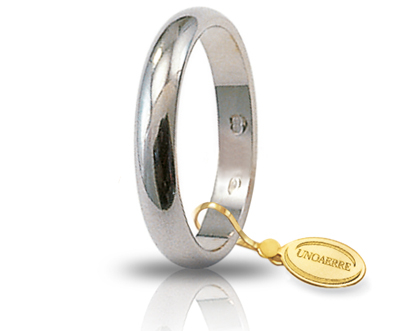 Unoaerre fede in oro bianco 040afn001000001075004 | UNOAERRE Gioielli