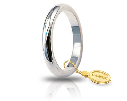 Unoaerre fede in oro bianco 040afn004000001075004 | UNOAERRE Gioielli