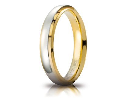 Unoaerre fede in oro bicolore 070afc282000001075043 | UNOAERRE Gioielli