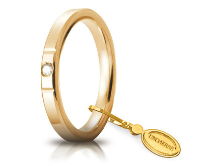 Unoaerre fede in oro giallo 025afc002001001075001 | UNOAERRE Gioielli