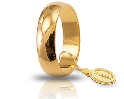 Unoaerre fede in oro giallo 060afn007000001075001 | UNOAERRE Gioielli