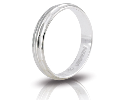 Unoaerre fedina in argento bianco 000af 287000002092504 | UNOAERRE Gioielli