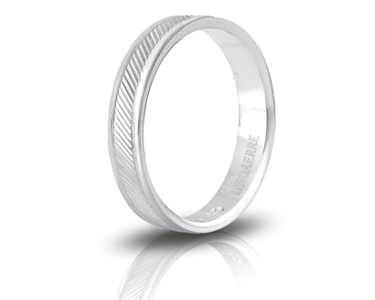 Unoaerre fedina in argento bianco 000af 289000002092504 | UNOAERRE Gioielli