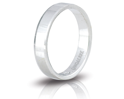 Unoaerre fedina in argento bianco 000af 290000002092504 | UNOAERRE Gioielli