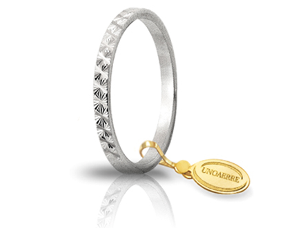 Unoaerre fedina in oro bianco 000af 269000001075004 | UNOAERRE Gioielli