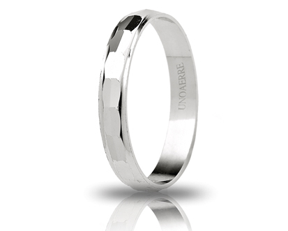 Unoaerre fedina in oro bianco 000af 296000001075004 | UNOAERRE Gioielli