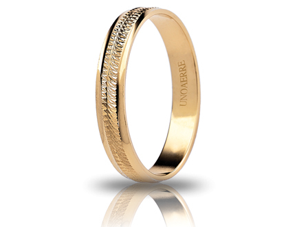 Unoaerre fedina in oro giallo 000af 294000001075003 | UNOAERRE Gioielli