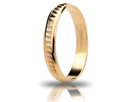 Unoaerre fedina in oro giallo 000af 295000001075003 | UNOAERRE Gioielli