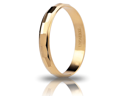 Unoaerre fedina in oro giallo 000af 296000001075003 | UNOAERRE Gioielli