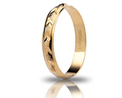 Unoaerre fedina in oro giallo 000af 298000001075003 | UNOAERRE Gioielli
