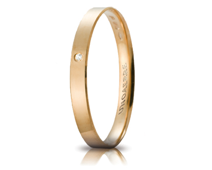 Unoaerre fedina in oro giallo 030ac 287001001075003 | UNOAERRE Gioielli