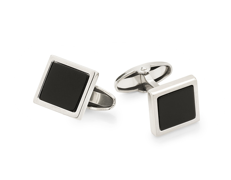 Unoaerre gemelli in argento bianco 463815 | UNOAERRE Gioielli