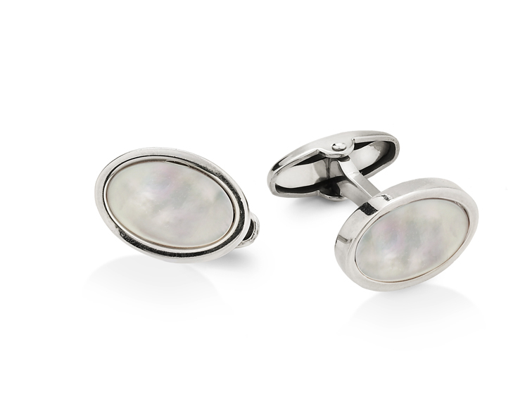 Unoaerre gemelli in argento bianco 463817 | UNOAERRE Gioielli